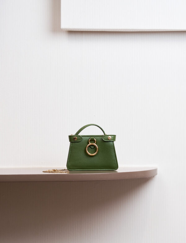 Fendi Nano Peekaboo Charm in Green