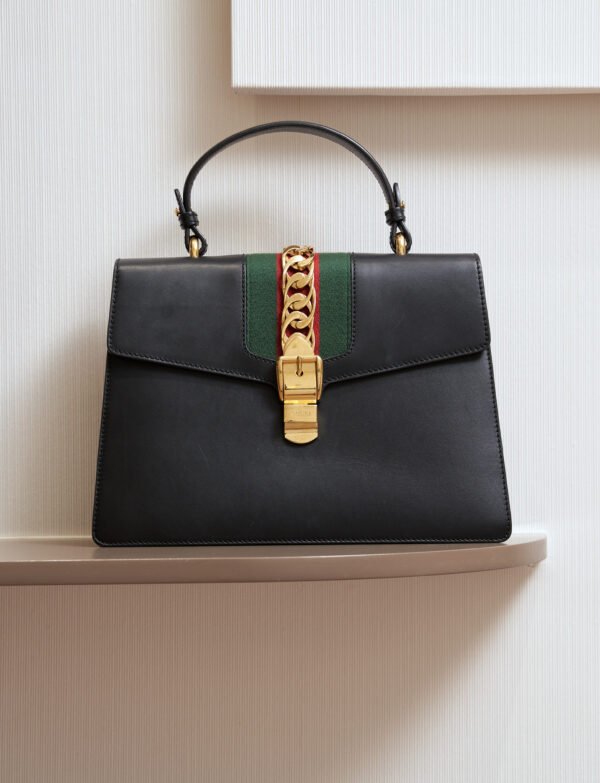 Gucci Sylvie Leather Top Handle bag