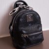 MCM Mini Black Stark Bebe Boo Side Studs Backpack