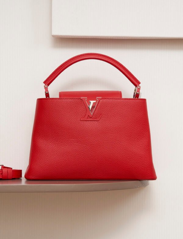 Louis Vuitton Capucines MM in Red