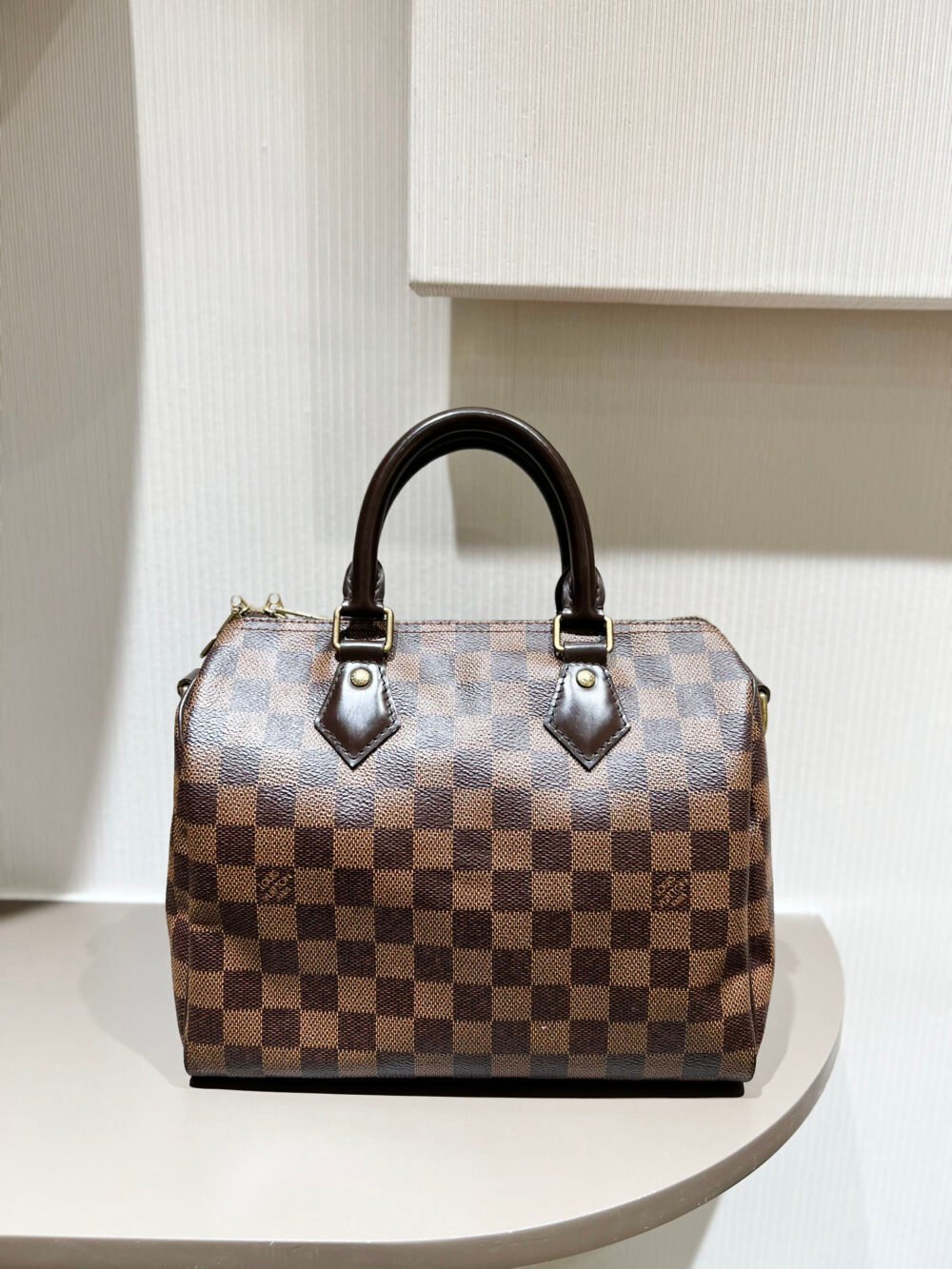 Louis Vuitton Damier Ebene Speedy Handbag