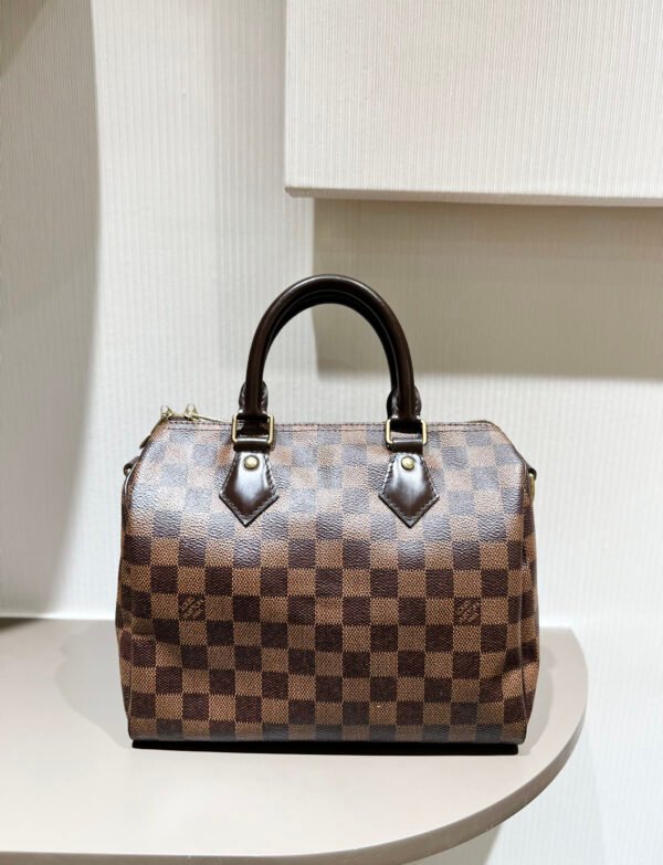 Louis Vuitton Damier Ebene Speedy Handbag