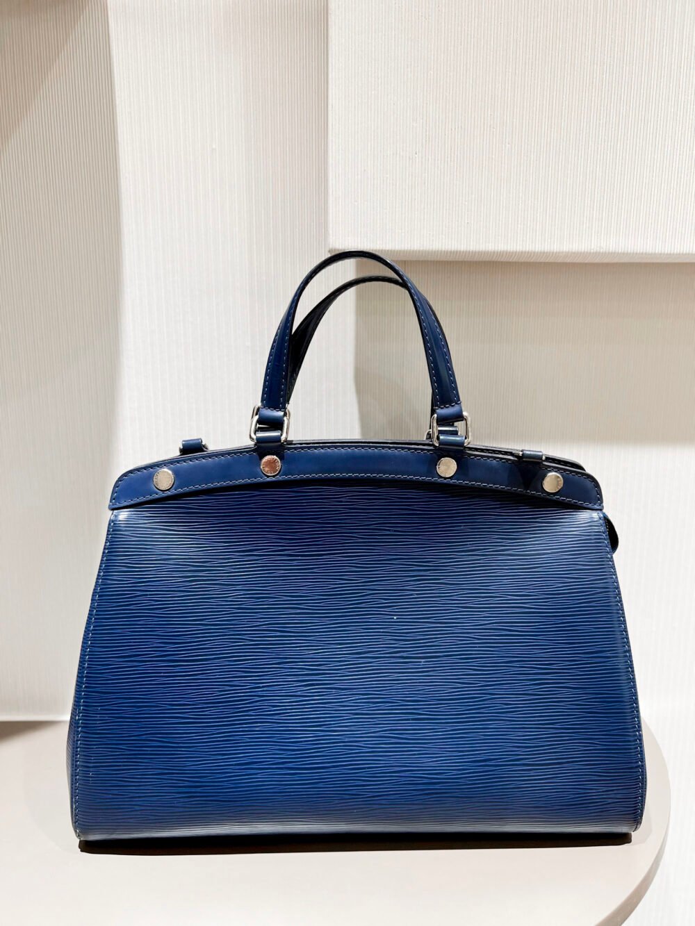 Louis Vuitton Brea Blue Epi Leather Bag
