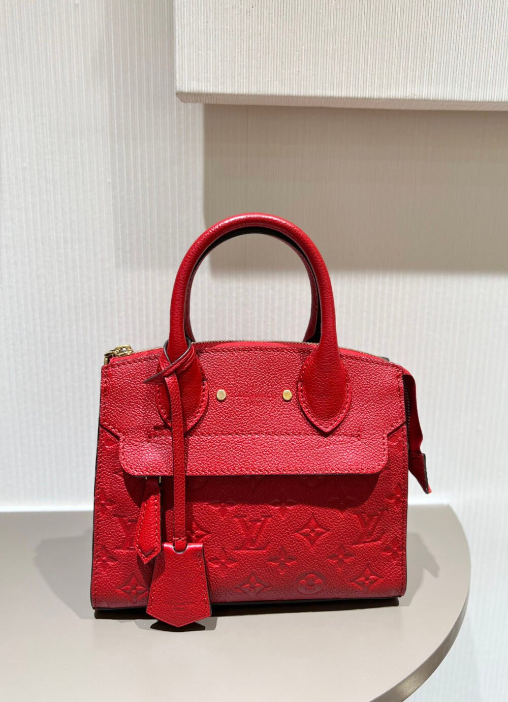 Louis Vuitton Pont Neuf Mini Bag in Red