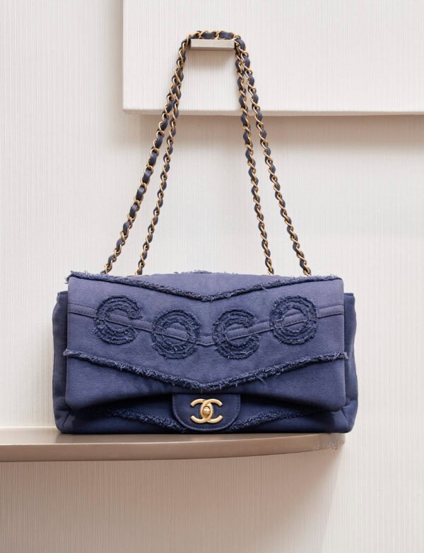 Chanel Cocomark Denim Shoulder Bag