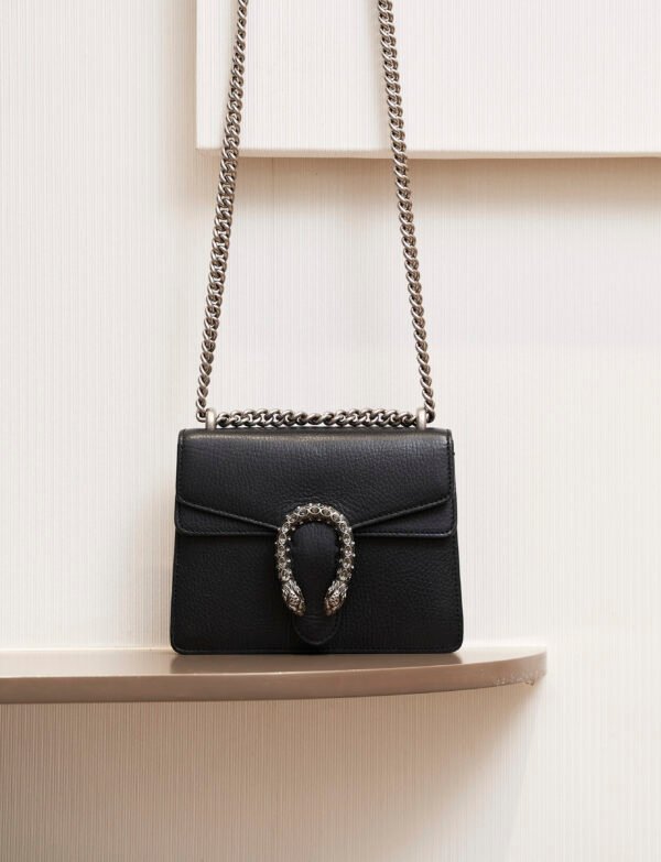Gucci Dionysus Leather Mini Chain Bag
