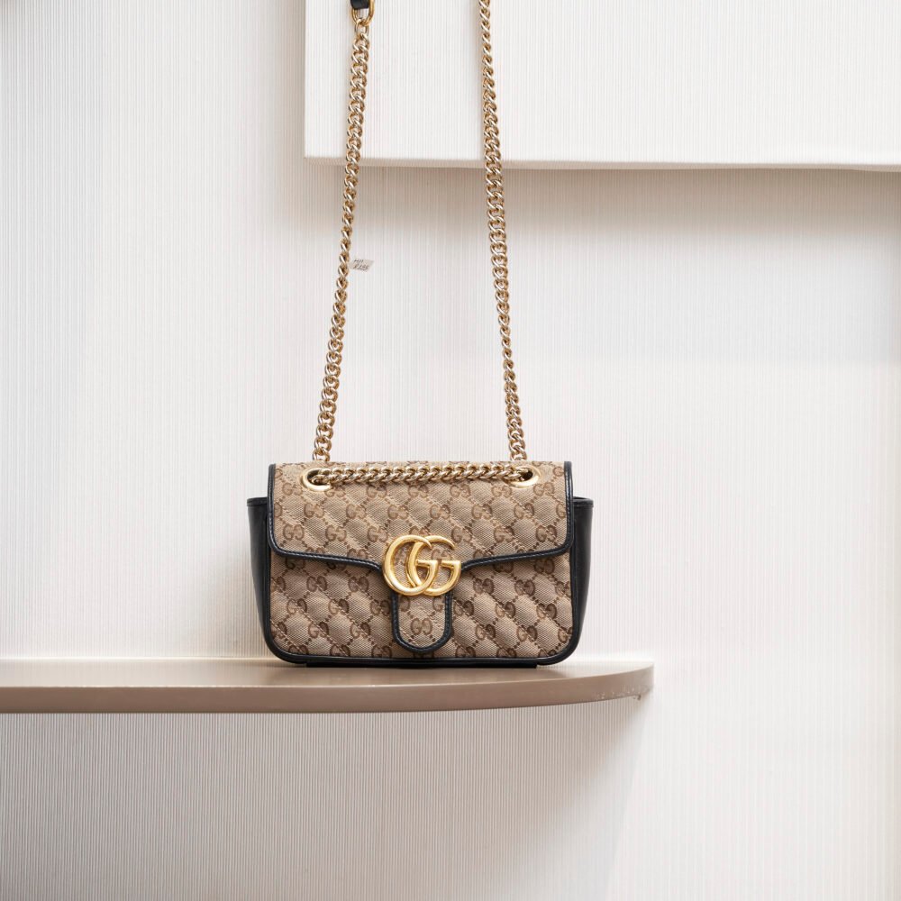 Gucci GG Marmont Small Diagonal Matelasse Bag